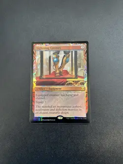 MTG Lightning Greaves Masterpiece Series: Kaladesh Inventions NM FOIL - Image 1