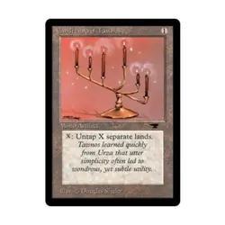 WOTC MtG Antiquities Candelabra of Tawnos (R) EX - Image 1