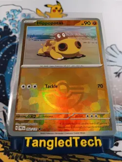 Pokemon Hippopotas (Poke Ball Pattern) 052/131 Prismatic Evolutions Near Mint - Image 1