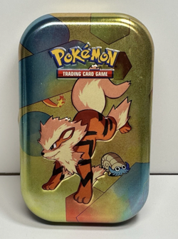 Pokemon 151 Arcanine & Omanyte EMPTY Mini Tin ONLY - Image 1