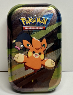 Pokemon Paldea Friends Pawmi Lechonk EMPTY Mini Tin ONLY - Image 1