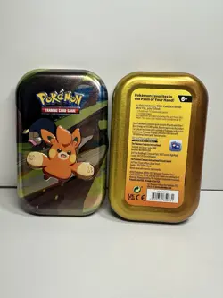 Pokemon Paldea Friends Pawmi Lechonk EMPTY Mini Tin ONLY - Image 3