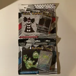 Pokemon Black Bolt and White Flare Tech Sticker Collection Set of 2 - Image 1