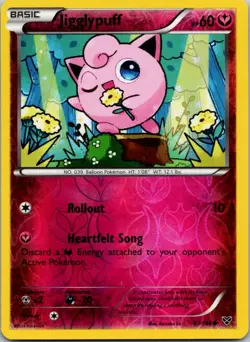 Jigglypuff 87/146 Pokemon XY Base Set Reverse Holo LP - Image 1