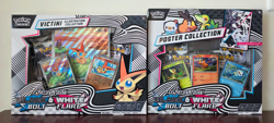 Pokemon TCG Black Bolt & White Flare Victini Illustration/Poster Collections NEW - Image 1