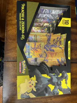 Pokemon TCG Pikachu & Zekrom GX Tag Team Premium Collection New Factory Sealed - Image 1