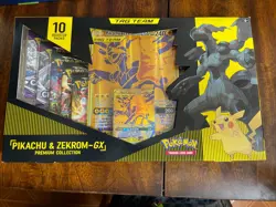 Pokemon TCG Pikachu & Zekrom GX Tag Team Premium Collection New Factory Sealed - Image 2