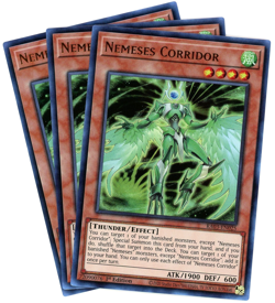 YuGiOh! x3 Nemeses Corridor RA03-EN025 Ultra Rare (UR) 1st Edition NM/M English - Image 1