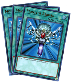 Yugioh! x3 Monster Reborn - RA03-EN052 Ultra Rare (UR) - NM/M - Image 1