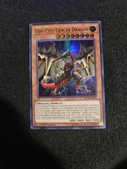 1X Odd-Eyes Lancer Dragon - BLLR-EN001 - Ultra Rare 1st Edition yugioh TCG - Image 1