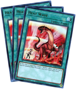 YuGiOh! x3 Heat Wave - RA03-EN058 - Ultra Rare (UR) 1st Edition English - Image 1