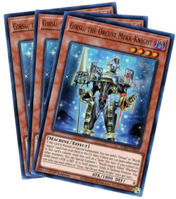 YuGiOh! x3 Girsu, the Orcust Mekk-Knight RA03-EN026 Ultra Rare (UR) NM/M - Image 1