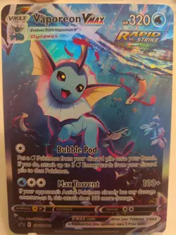 "Custom-Made"High Quality, Textured Holo,Vaporean Promo"Display-card" - Image 1