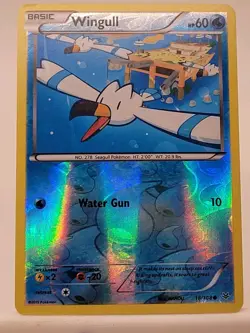 Pokemon TCG Card - XY Roaring Skies Reverse Holo Foil - Wingull 18/108 - Image 1
