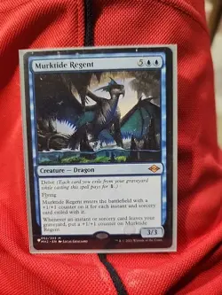 MTG Card English Murktide Regent NM Normal Modern Horizons 2 - Image 1