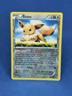 Eevee Reverse Holo 80/111 XY Furious Fists Pokemon Card Tcg Ccg 2014 - Image 1