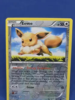 Eevee Reverse Holo 80/111 XY Furious Fists Pokemon Card Tcg Ccg 2014 - Image 3
