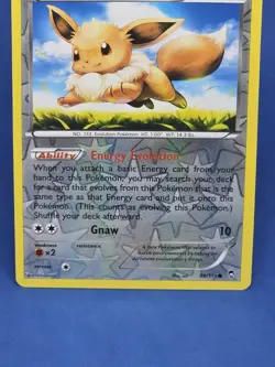 Eevee Reverse Holo 80/111 XY Furious Fists Pokemon Card Tcg Ccg 2014 - Image 4