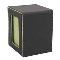 Card Deck Box PU Leather Magnetic Closure Separate Card Deck Case for 100pcs - Image 1