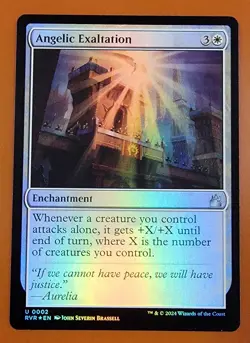 1x Angelic Exaltation | FOIL | Ravnica Remastered | MTG Magic Cards - Image 1