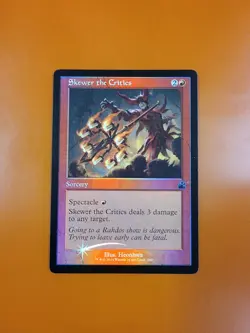 1x Skewer the Critics | FOIL Retro | Ravnica Remastered | MTG Magic Cards - Image 3