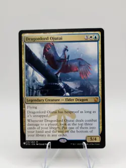MTG Dragonlord Ojutai The List - Dragons of Tarkir 219/264 Regular Mythic - Image 1