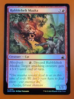 1x Rubblebelt Maaka | FOIL | Ravnica Remastered | MTG Magic Cards - Image 1