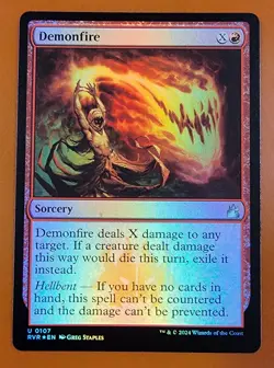 1x Demonfire | FOIL | Ravnica Remastered | MTG Magic Cards - Image 1