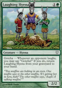 MTG - Laughing Hyena - Unhinged - NM, English Magic FLAT RATE SHIP - Image 1