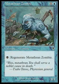MTG - Metathran Zombie - Invasion - NM, English Magic FLAT RATE SHIP - Image 1