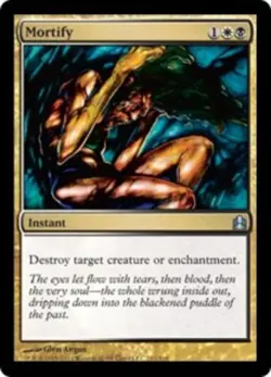 MTG - Mortify - Commander - NM, English Magic FLAT RATE SHIP - Image 1