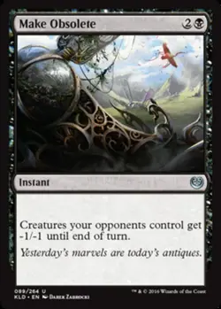 MTG - Make Obsolete - Kaladesh - NM, English Magic FLAT RATE SHIP - Image 1
