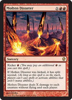 MTG - Molten Disaster - Commander 2013 - NM, English Magic FLAT RATE SHIP - Image 1