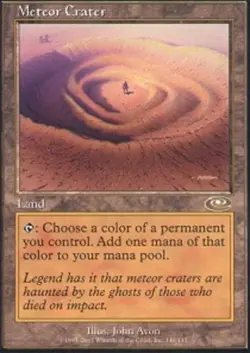 MTG - Meteor Crater - Planeshift - NM, English Magic FLAT RATE SHIP - Image 1