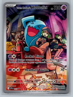 Pokemon TCG Team Rocket's Wobbuffet #203 SV: Scarlet & Violet Promo Cards - Image 1