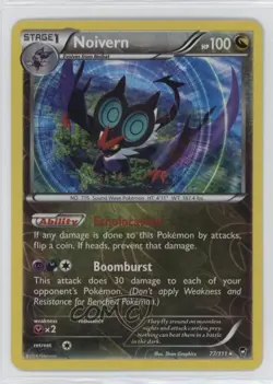 Noivern Reverse Foil Pokemon XY Furious Fists #77 0n64 - Image 1