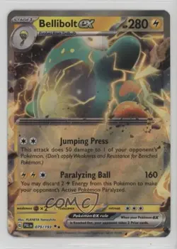 Bellibolt ex Pokemon SV02: Paldea Evolved #079 1m85 - Image 1