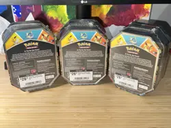 Pokemon TCG: Eevee Evolutions Tin (Set Of 3) Jolteon/Vaporeon/Flareon - Image 3