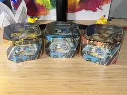 Pokemon TCG: Eevee Evolutions Tin (Set Of 3) Jolteon/Vaporeon/Flareon - Image 5