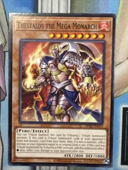 YuGiOh! Thestalos The Mega Monarch OP28-EN015 NM Common - Image 1