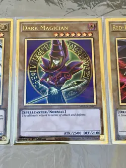 Blue-Eyes White Dragon + Dark Magician + Red-Eyes | Premium Gold Rares | YuGiOh! - Image 3