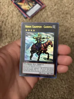 Yugioh! Heroic Champion - Gandiva ABYR-EN042 Ultra Rare Unlimited NM - Image 2