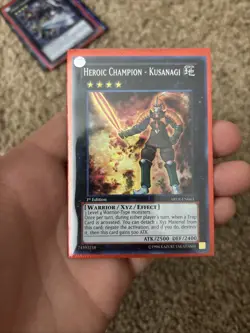Yugioh! LP Heroic Champion - Kusanagi - ABYR-EN043 - Super Rare - 1st Edition Li - Image 1