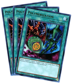 Yugioh! x3 Polymerization A Alternate Art RA03-EN051 Ultra Rare UR NM/M English - Image 1