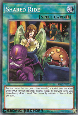 YUGIOH SR07-EN033 Shared Ride Common 1st Edition NM - Image 1