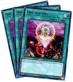 YuGiOh! x3 One for One RA03-EN056 Ultra Rare (UR) 1st Edition NM - Image 1