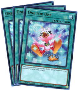 YuGiOh! x3 One for One (Alternate Art) - RA03-EN056 Ultra Rare UR 1st Edition NM - Image 1
