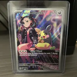 Pokemon TCG Marnie's Morpeko 206 SVP Black Star Promo Card English Rare PSA - Image 1
