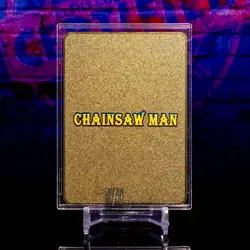 Makima Premium Metal Card Chainsaw Man Waifu Doujin Gold Anime CSM - Image 3