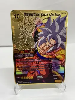 Almighty Super Salyan 5 SonBoku Metal Dragon Ball Card-Collectible Gift New~ - Image 2